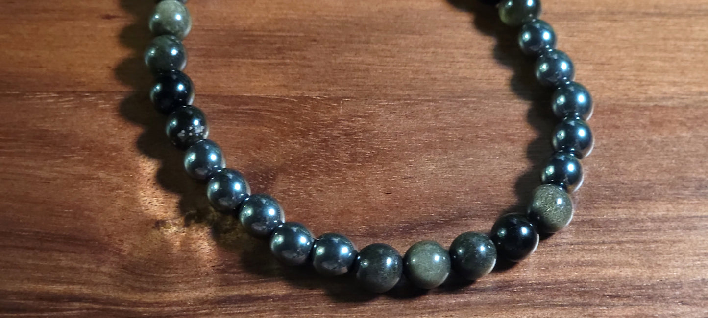 Hematite And Golden Obsidian