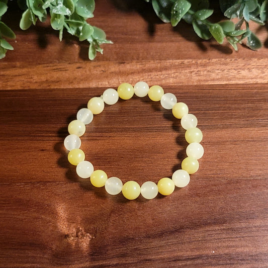 Yellow Jade With Chalcedony